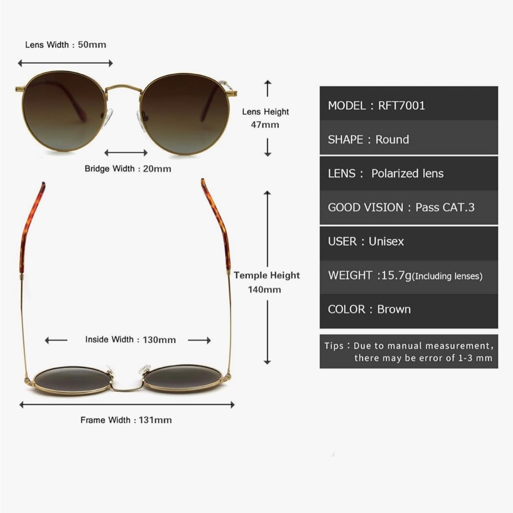 ROUND SUNGLASSES - Picture 5 of 11